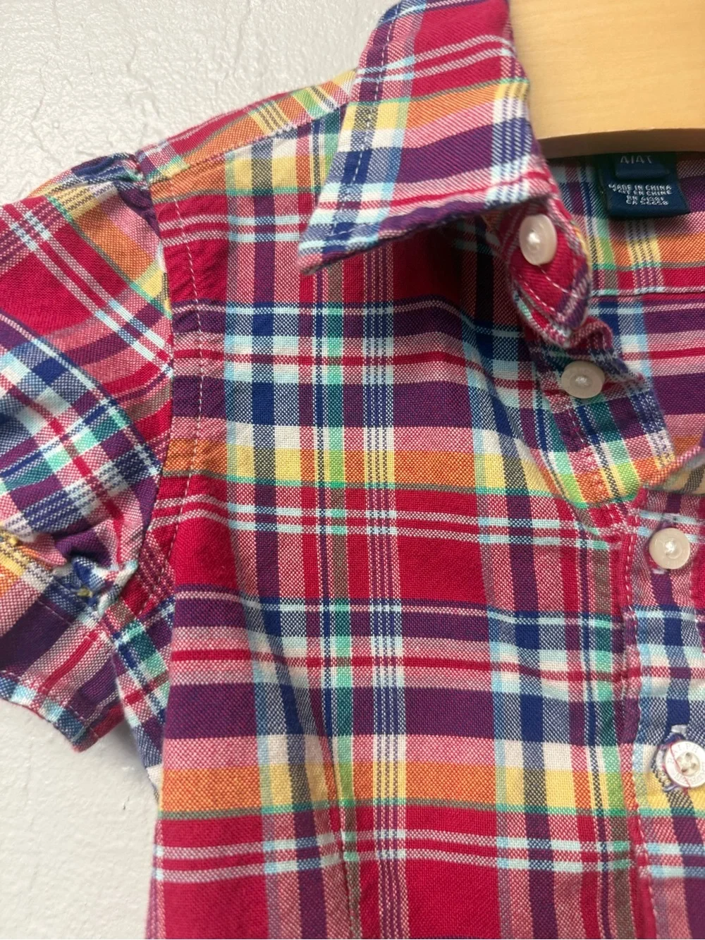 $15 ADD ON Ralph Lauren Plaid Shirt Peplum 4Y Zara Red Janie‎ and Jack